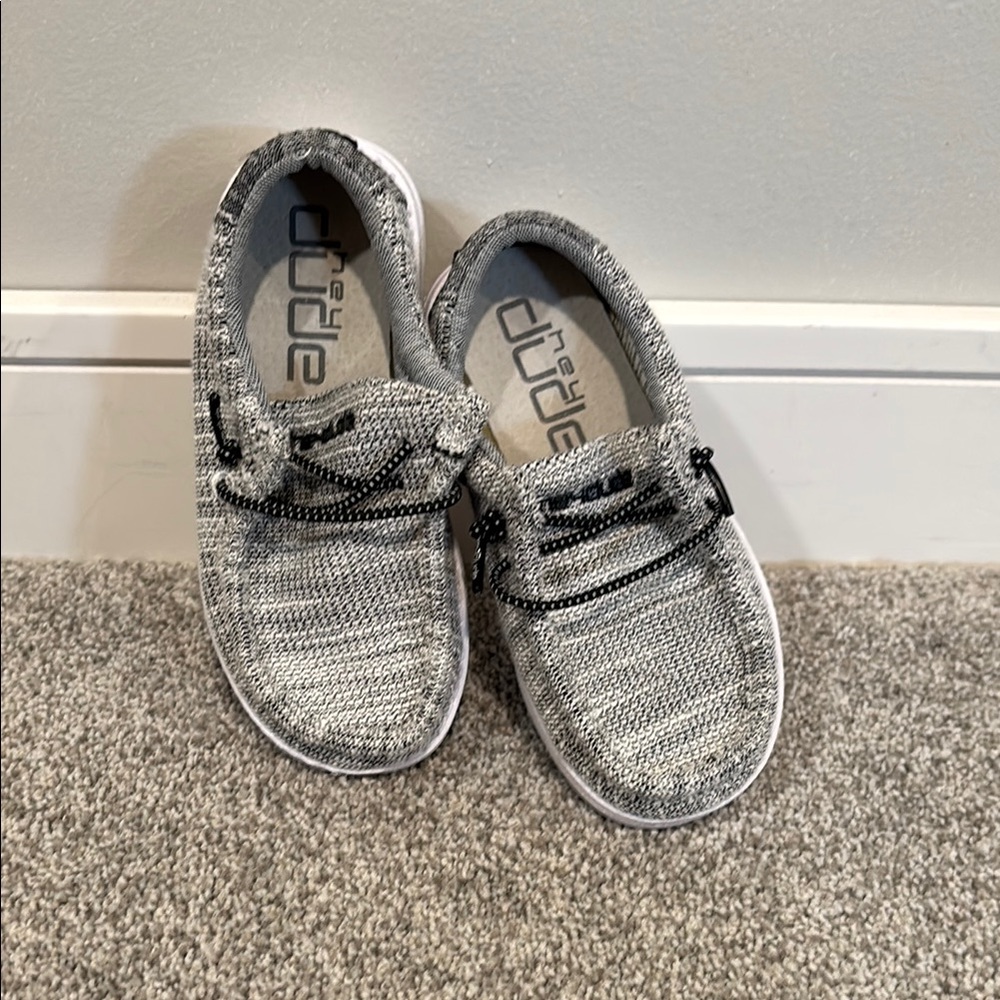 Hey Dude Kids Gray Slip-On Shoes